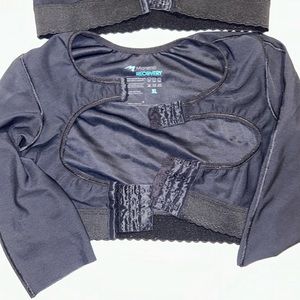 Three (3) MARENA OPEN BUST VEST - 3/4
LENGTH SLEEVES.  (1) Leonisa vest